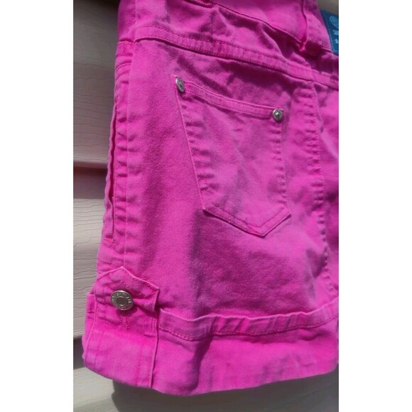 Lisa Frank Vintage Skirt Shorts Under Pink Rainbow Heart Smile Face Girls Size 8 - Picture 6 of 12